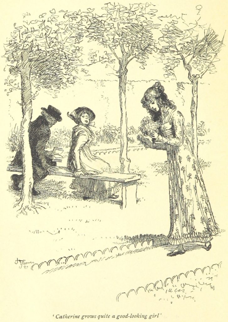 Jane Austen Northanger Abbey - Catherine grows quite a good-looking girl