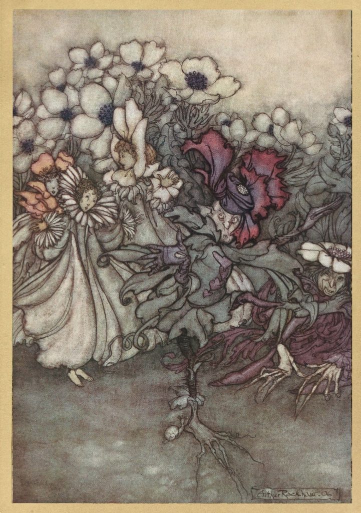 Peter Pan But if you look, and they fear there is no time to hide, they stand quite still pretending to be flowers