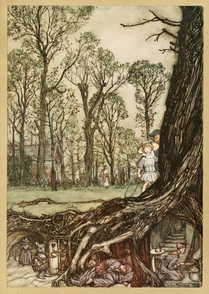 Peter Pan Fairies are all more or less in hiding until dusk