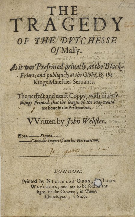 The Duchess of Malfi by John Webster