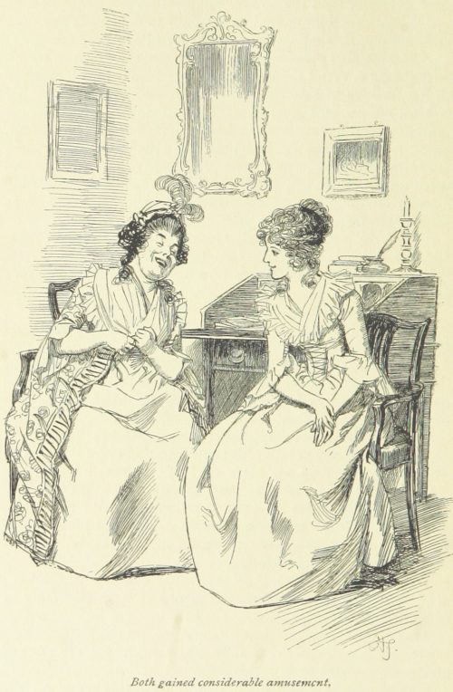 Jane Austen Sense and Sensibility - Both gained considerable amusement