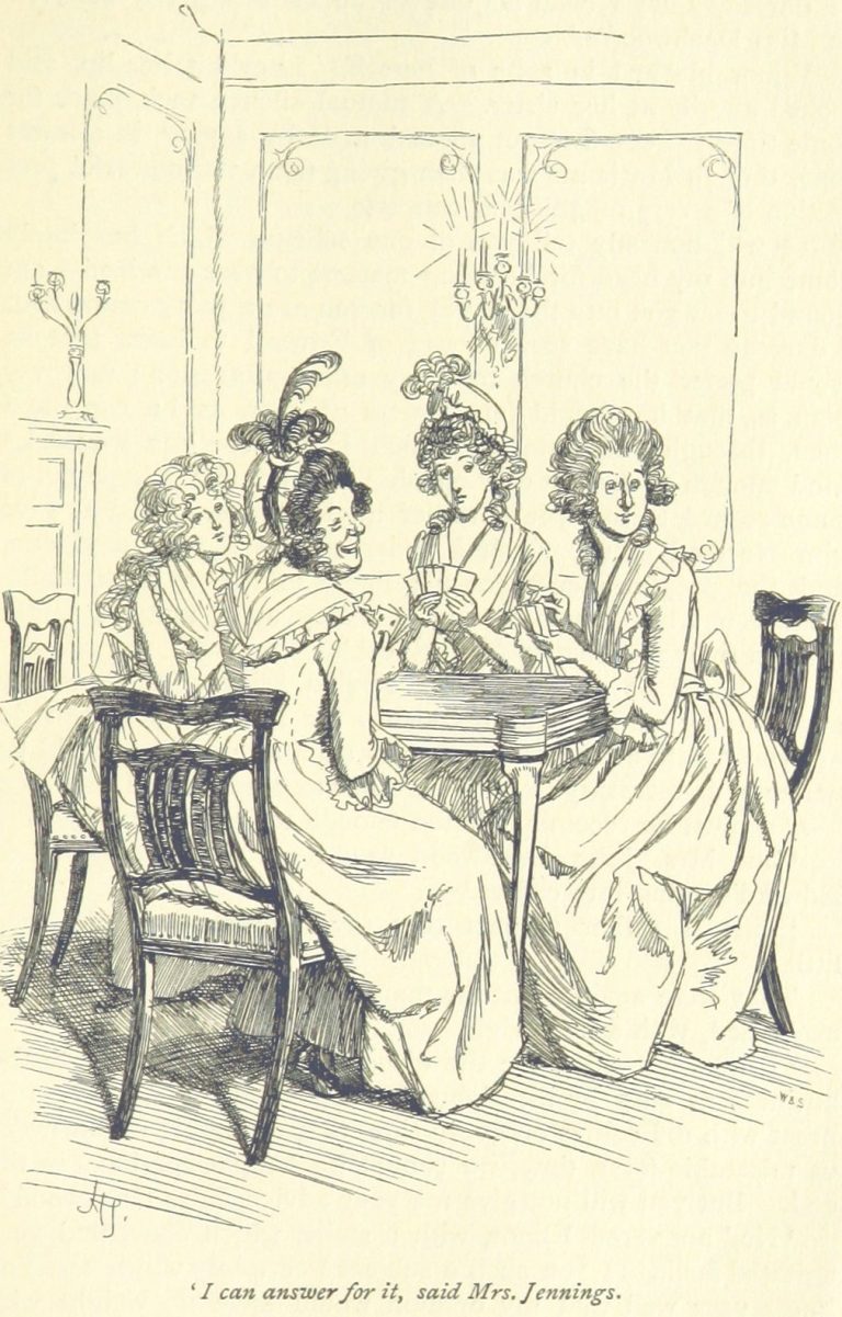Jane Austen Sense and Sensibility - I can answer for it, said Mrs. Jennings