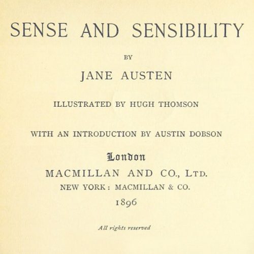 Sense and Sensibility