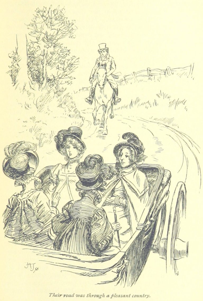Jane Austen Mansfield Park - Their road was through a pleasant country