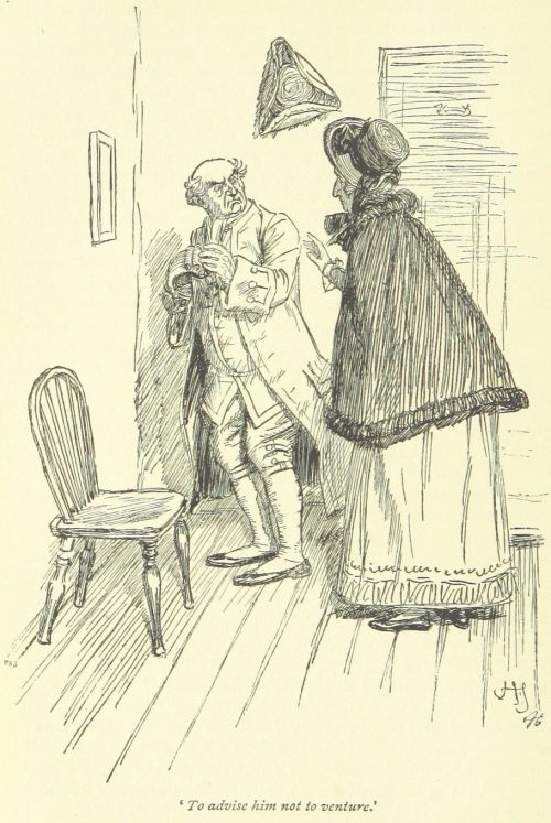 Jane Austen Mansfield Park - to advise him not to venture