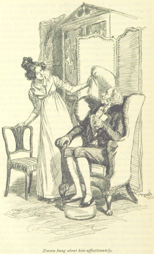 Jane Austen Emma - Emma hung about him affectionately