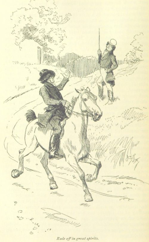 Jane Austen Emma - rode off in great spirits