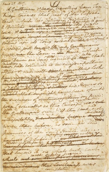 Jane Austen Sanditon Manuscript