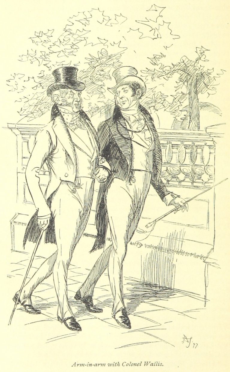 Jane Austen Persuasion - arm-in-arm with Colonel Wallis