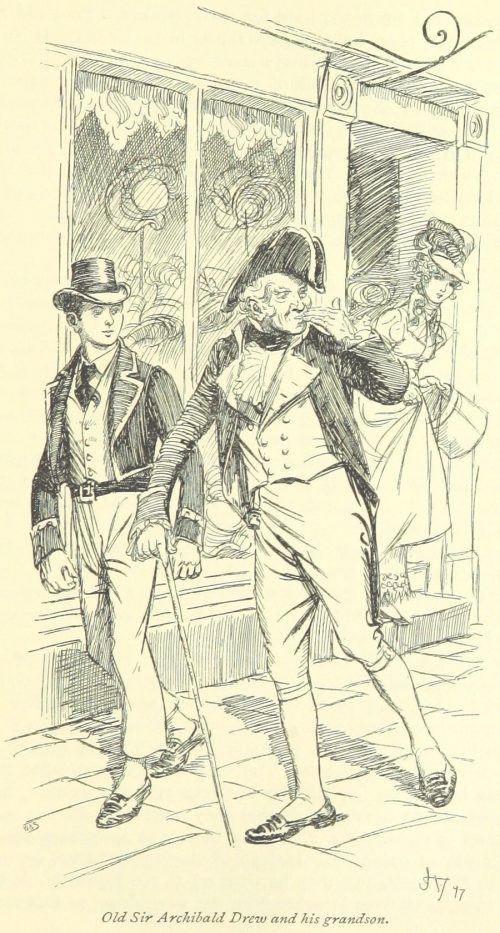 Jane Austen Persuasion - old Sir Archibald Drew and his grandson
