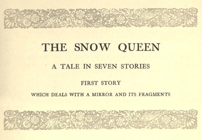 The Snow Queen A Tale In Seven Stories by Hans Christian Andersen