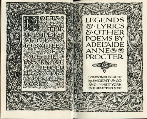 Legends and Lyrics First Series by Adelaide Anne Procter