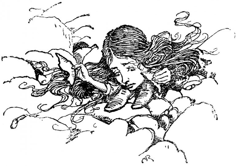 Alice's Adventures in Wonderland - Alice was frightened