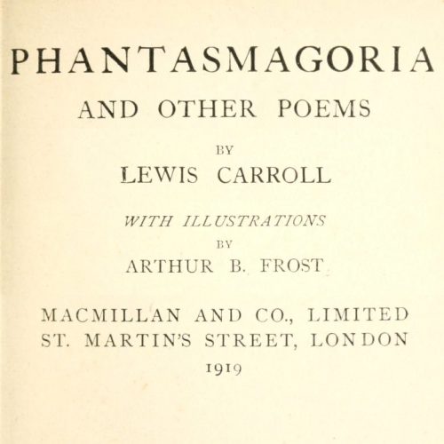 Lewis Carroll – Hiawatha's Photographing Poem