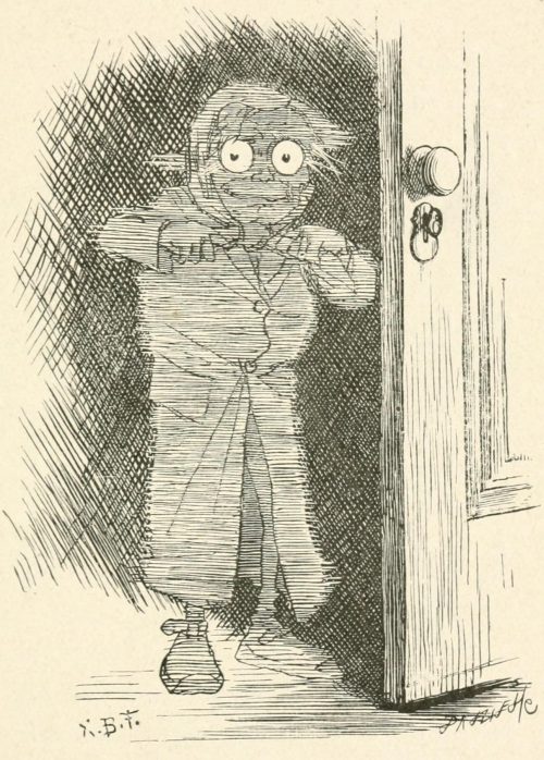 Phantasmagoria Poem - Old Turnip-top, good-night! Illustration by Arthur B. Frost