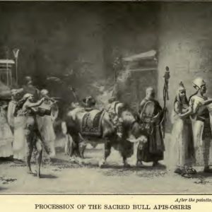 Procession of the Sacred Bull Apis-Osiris After the painting by E.F. Bridgman