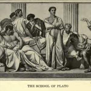 The School of Plato After the painting by O. Knille