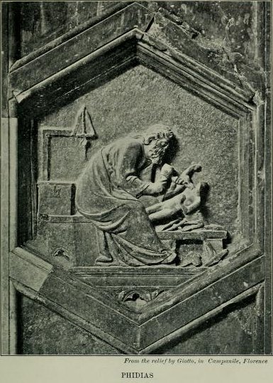 Phidias, From the relief by Giotto in the Campanile, Florence