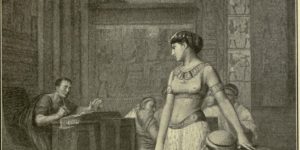 Cleopatra Obtains an Interview with Caesar After the painting by J.L. Gerome