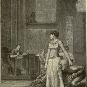 Cleopatra Obtains an Interview with Caesar After the painting by J.L. Gerome