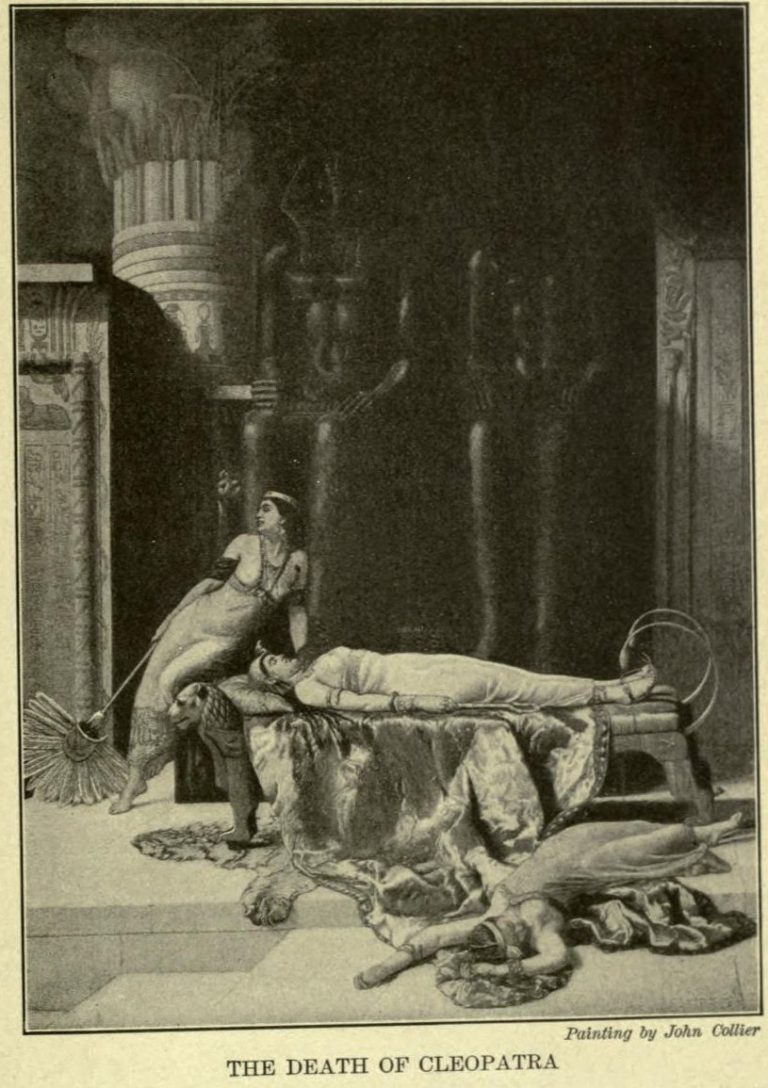 Death of Cleopatra After the painting by John Collier