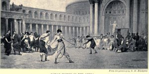 Roman Women in the Arena From a painting by E. H. Blashfield