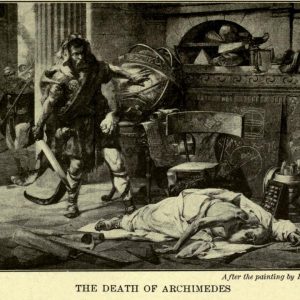 The Death of Archimedes After the painting by E. Vimont