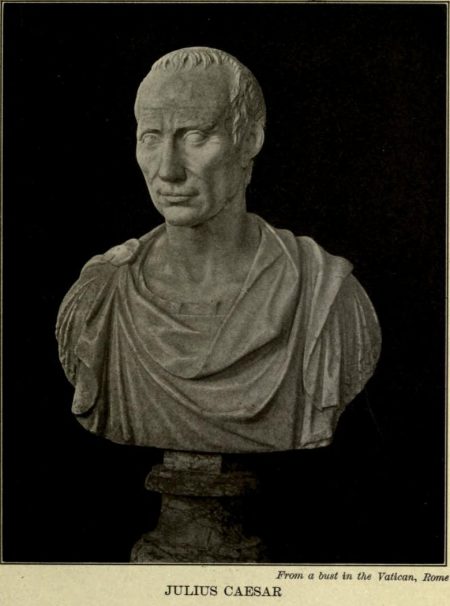 Julius Caesar. From The Bust In The National Museum, Rome