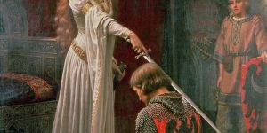 The Accolade After the painting by Sir E. Blair Leighton