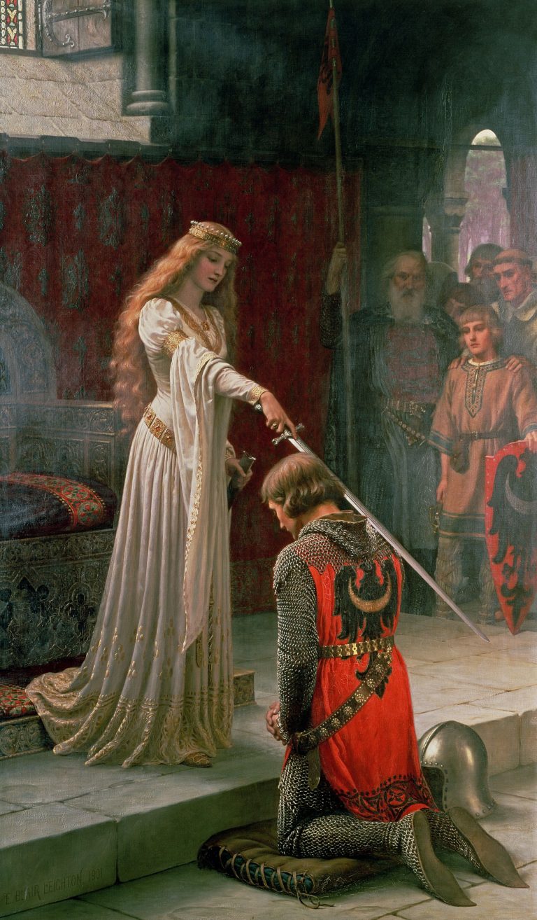 The Accolade After the painting by Sir E. Blair Leighton