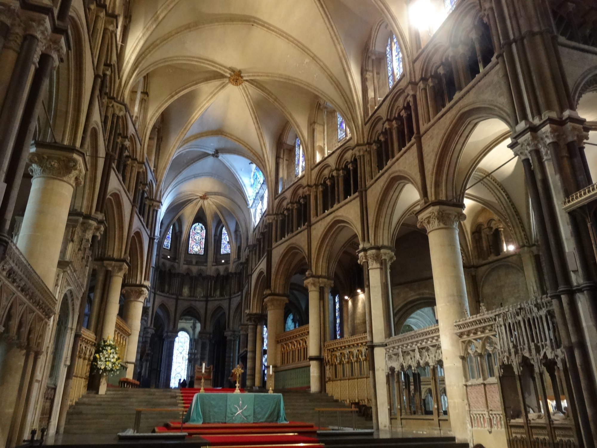 Inside Canterbury Cathedral From a photograph