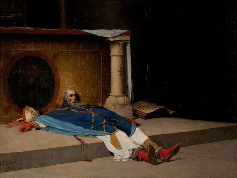 The Murder of St. Thomas à Becket After the painting by A. Dawant