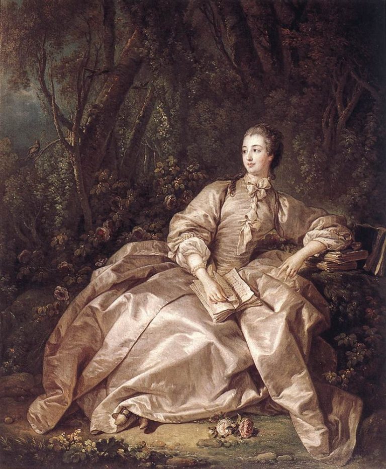 Madame de Pompadour After the painting by Fr. Boucher