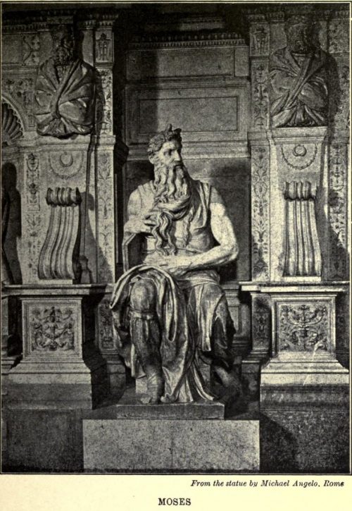 Moses From the statue by Michael Angelo, Rome