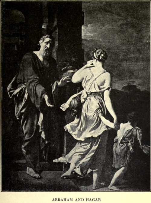 Abraham and Hagar After the painting by Adrian van der Werff