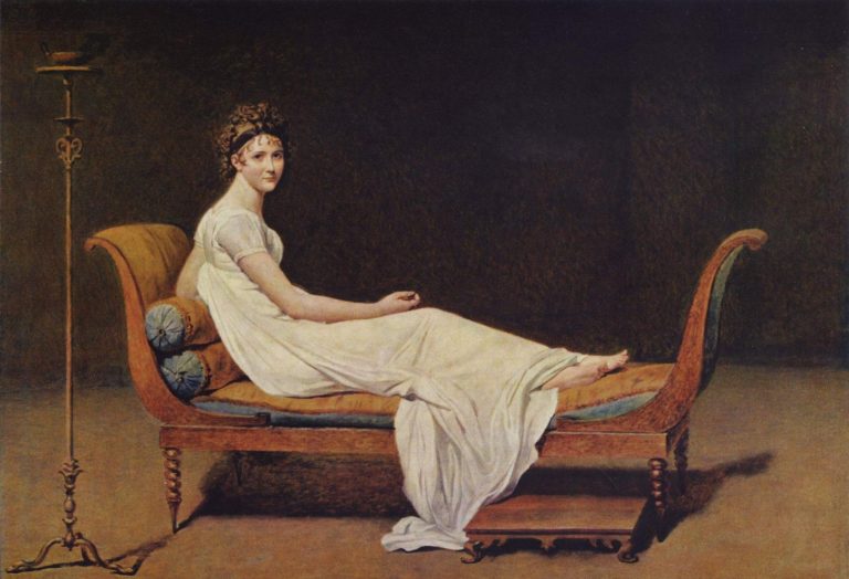 Madame de Récamier Painting by Jacques-Louis David