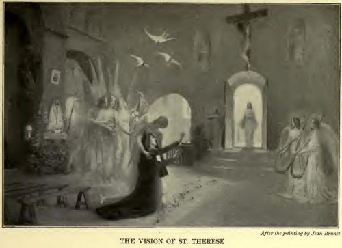 The Vision of St. Therese After the painting by Jean Brunet