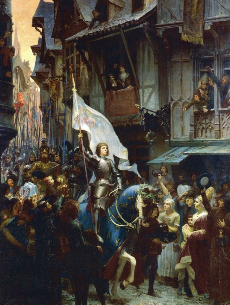 Victorious Joan of Arc After the painting by Jean-Jacques Scherrer