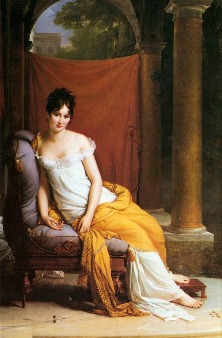 Madame de Récamier After the painting by Baron François Pascal Gérard