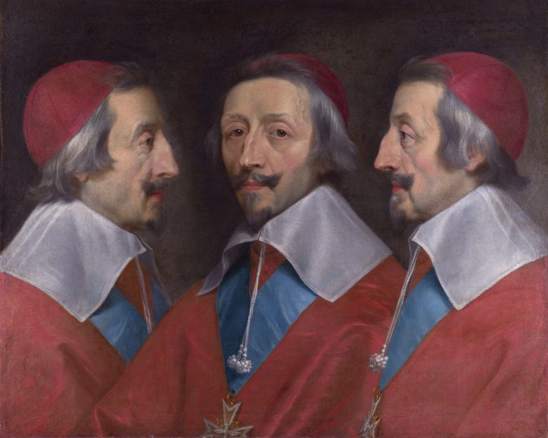 Cardinal Richelieu painting by Philippe de Champaigne, National Gallery, London
