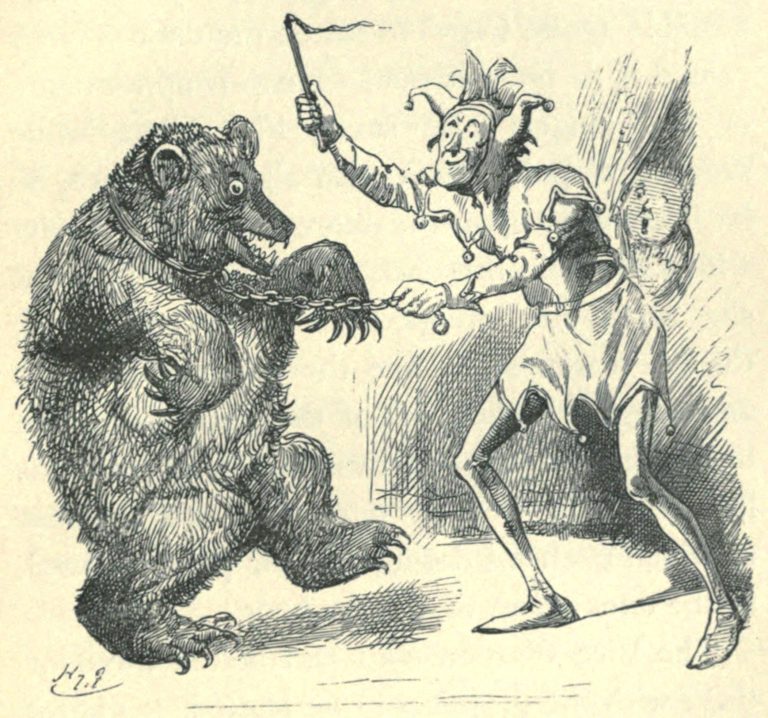 Sylvie and Bruno - Come Up, Bruin! Illustration by Harry Furniss