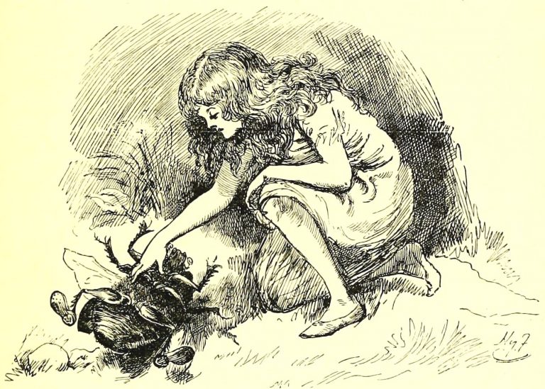 Sylvie and Bruno - Fairy-Sylvie Illustration by Harry Furniss