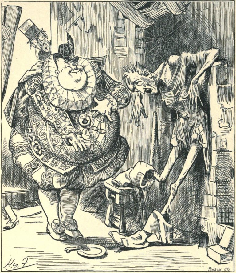 Sylvie and Bruno - I Will Lend You Fifty More! Illustration by Harry Furniss