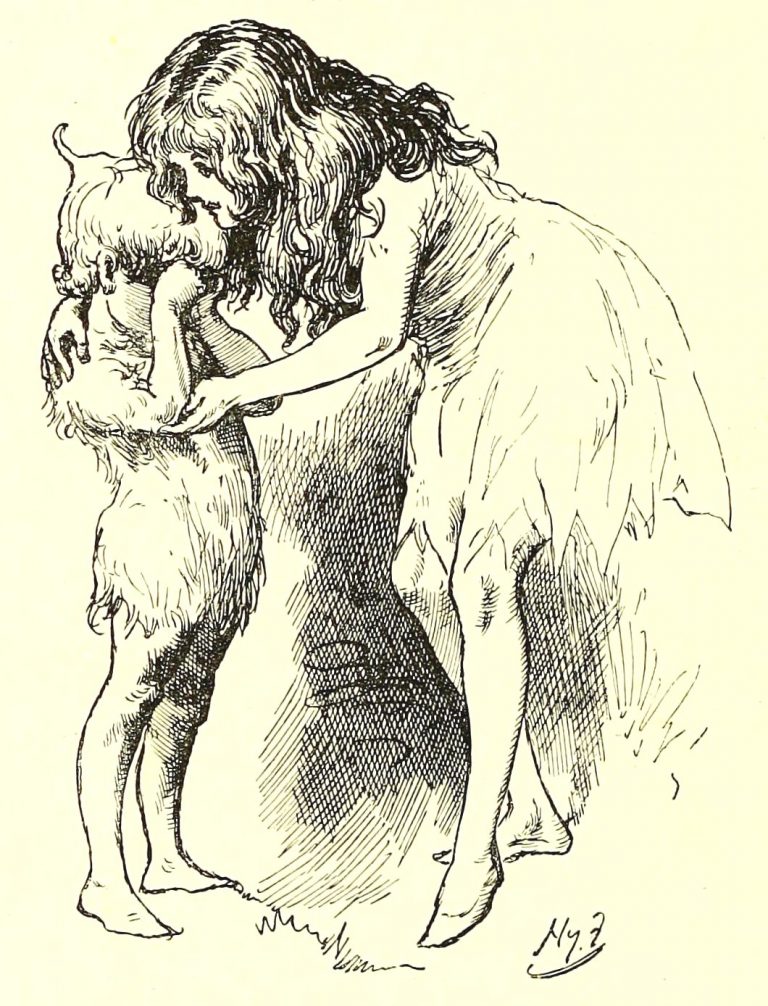 Sylvie and Bruno - What's The Matter, Darling? Illustration by Harry Furniss