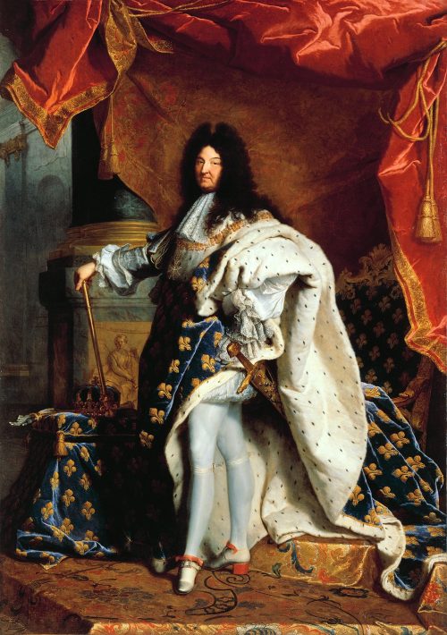 King Louis XIV of France, painting by Hyacinthe Rigaud