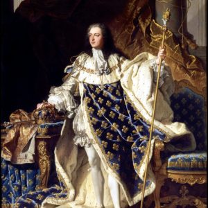 Louis XV, King of France, painting by Hyacinthe Rigaud