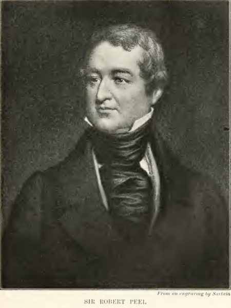 Sir Robert Peel From The Engraving By Sartain