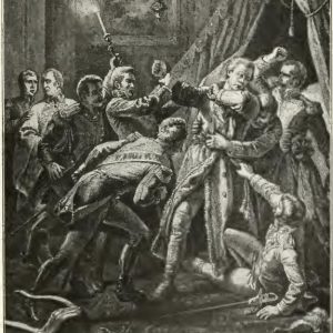 Assassination of the Emperor Paul I. of Russia After the painting by H. Merté