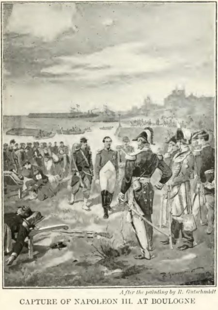 Capture of Napoleon III. at Boulogne After the painting by R. Gutschmidt