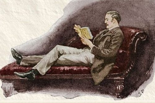 Sherlock Holmes The Boscombe Valley Mystery I lay upon the sofa and tried to interest myself in a yellow-backed novel